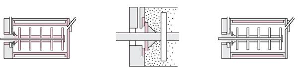 Horizontal type bead mill structure